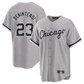 Punc C.White Sox #23 Andrew Benintendi Player Gray Home Game Stitched Jerseys