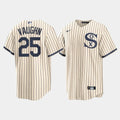 Punc C.White Sox #25 Andrew Vaughn Player Cream Field of Dreams Home Game Stitched Jerseys