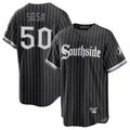 Punc C.White Sox #50 Lenyn Sosa Player Black City Connect Home Game Stitched Jerseys