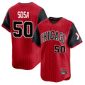 Punc C.White Sox #50 Lenyn Sosa Player Red City Connect Limited Home Stitched Jerseys