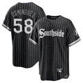Punc C.White Sox #58 Seranthony Dom¨ªnguez Player Black City Connect Home Game Stitched Jerseys