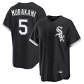 Punc C.White Sox #5 Munetaka Murakami Player Black Home Game Stitched Jerseys