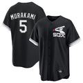 Punc C.White Sox #5 Munetaka Murakami Player Black Spring Training Game Stitched Jerseys