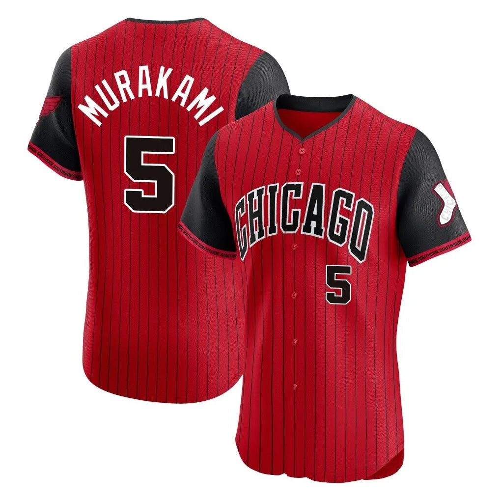 Punc C.White Sox #5 Munetaka Murakami Player Red City Connect Limited Elite Home Stitched Jerseys