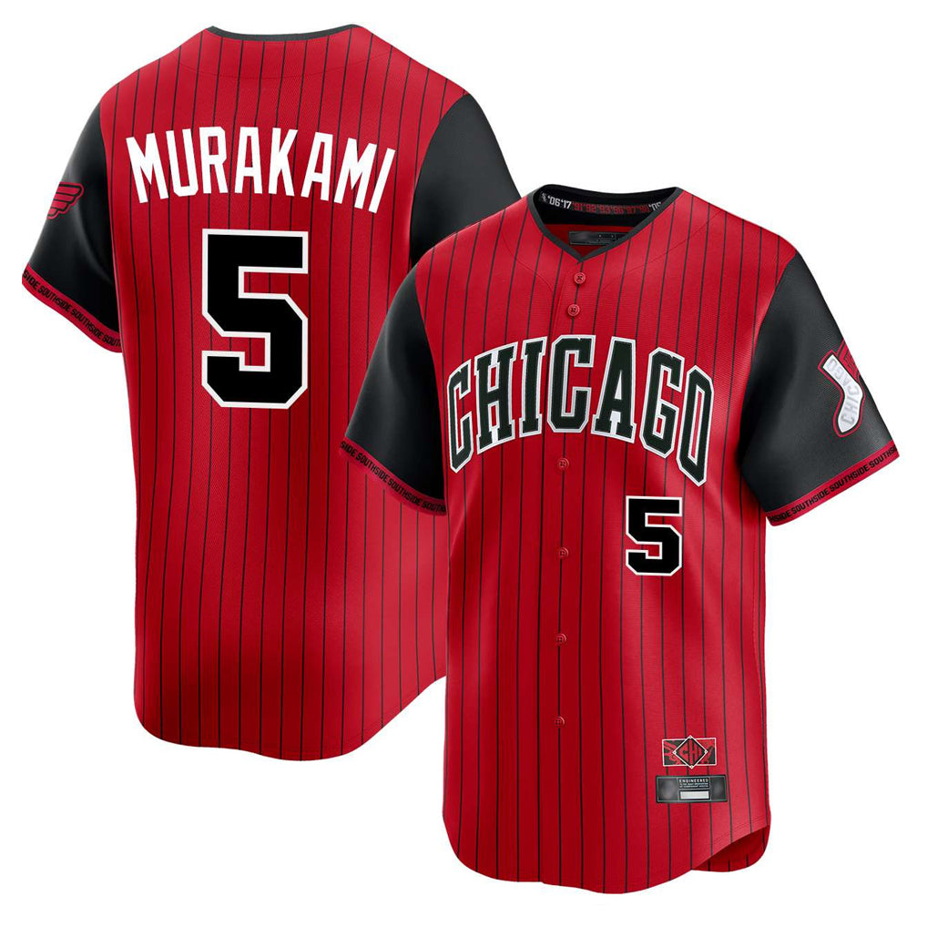 Punc C.White Sox #5 Munetaka Murakami Player Red City Connect Limited Home Stitched Jerseys