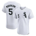 Punc C.White Sox #5 Munetaka Murakami Player White Stripe Limited Elite Home Stitched Jerseys
