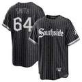 Punc C.White Sox #64 Shane Smith Player Black City Connect Home Game Stitched Jerseys