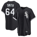 Punc C.White Sox #64 Shane Smith Player Black Home Game Stitched Jerseys