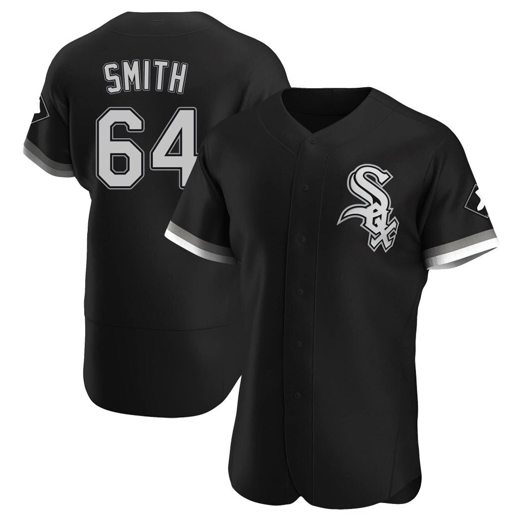 Punc C.White Sox #64 Shane Smith Player Black Limited Elite Home Stitched Jerseys