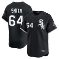 Punc C.White Sox #64 Shane Smith Player Black Limited Home Stitched Jerseys