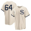 Punc C.White Sox #64 Shane Smith Player Cream Field of Dreams Home Game Stitched Jerseys