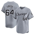 Punc C.White Sox #64 Shane Smith Player Gray Road Limited Home Stitched Jerseys