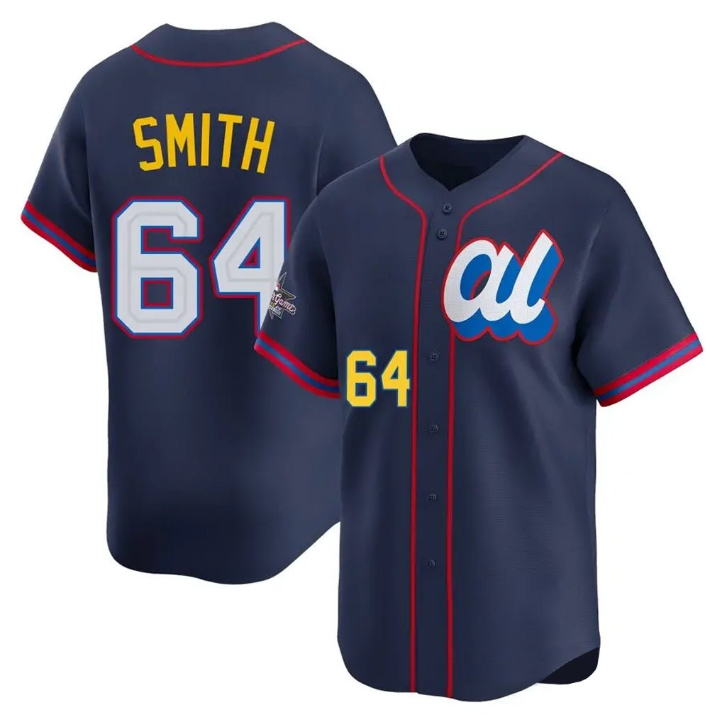 Punc C.White Sox #64 Shane Smith Player Navy Limited American League All-Star Edition Stitched Jerseys