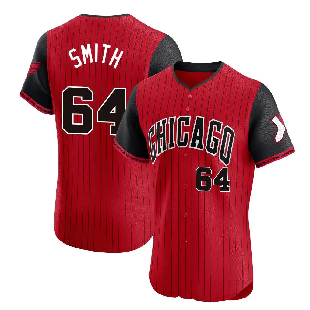 Punc C.White Sox #64 Shane Smith Player Red City Connect Limited Elite Home Stitched Jerseys