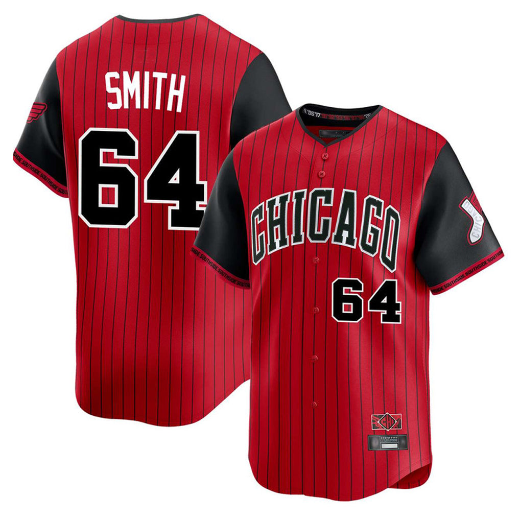Punc C.White Sox #64 Shane Smith Player Red City Connect Limited Home Stitched Jerseys