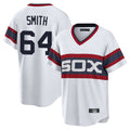 Punc C.White Sox #64 Shane Smith Player White T-shirt Home Game Stitched Jerseys