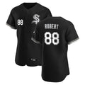 Punc C.White Sox #88 Luis Robert Jr Player Black Limited Elite Home Stitched Jerseys