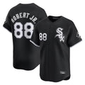 Punc C.White Sox #88 Luis Robert Jr Player Black Limited Home Stitched Jerseys