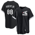 Punc C.White Sox #88 Luis Robert Jr Player Black Spring Training Game Stitched Jerseys