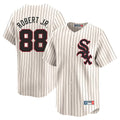 Punc C.White Sox #88 Luis Robert Jr Player Cream Cooperstown Collection Limited Home Stitched Jerseys