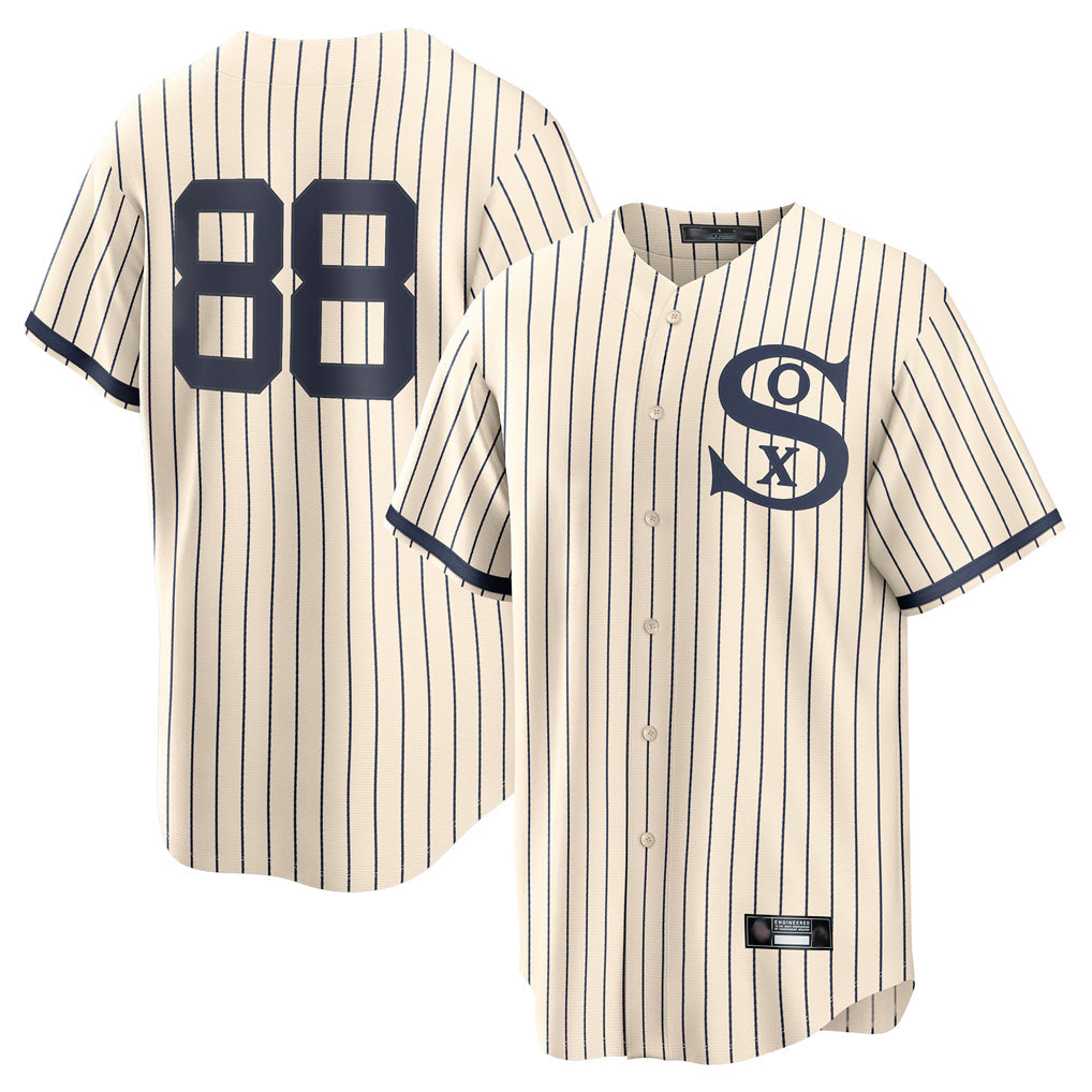 Punc C.White Sox #88 Luis Robert Jr Player Cream Field of Dreams Home Game Stitched Jerseys