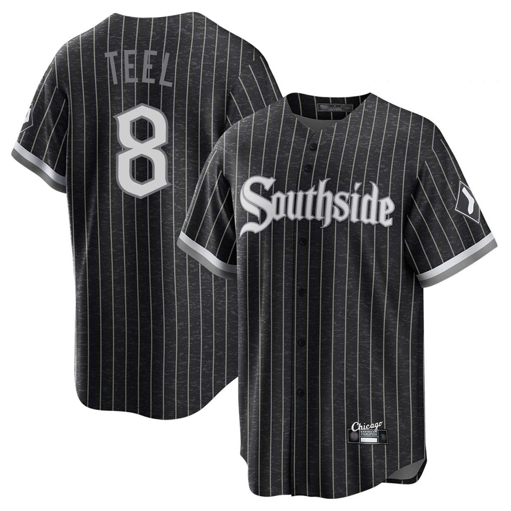 Punc C.White Sox #8 Kyle Teel Player Black City Connect Home Game Stitched Jerseys