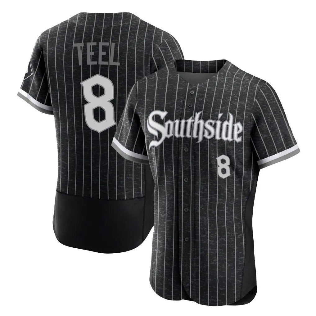 Punc C.White Sox #8 Kyle Teel Player Black City Connect Limited Elite Home Stitched Jerseys
