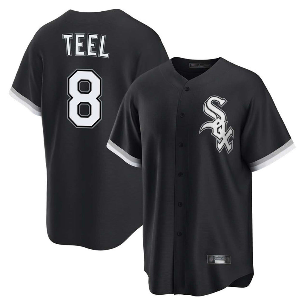 Punc C.White Sox #8 Kyle Teel Player Black Home Game Stitched Jerseys