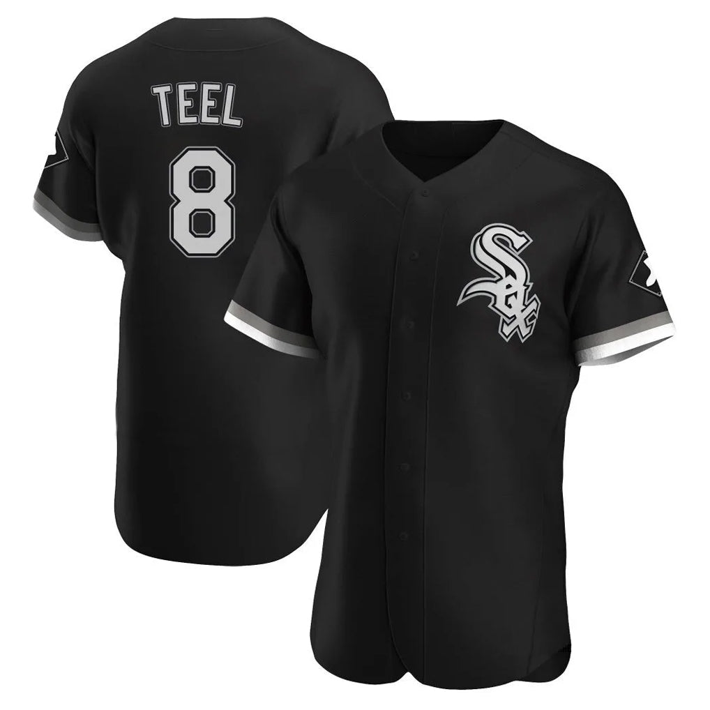 Punc C.White Sox #8 Kyle Teel Player Black Limited Elite Home Stitched Jerseys