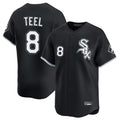Punc C.White Sox #8 Kyle Teel Player Black Limited Home Stitched Jerseys