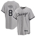 Punc C.White Sox #8 Kyle Teel Player Gray Home Game Stitched Jerseys