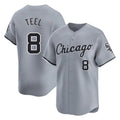 Punc C.White Sox #8 Kyle Teel Player Gray Road Limited Home Stitched Jerseys