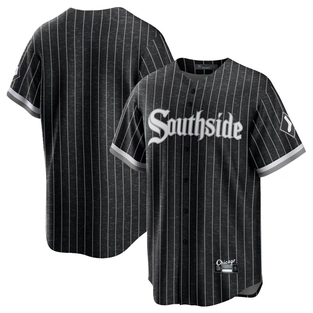 Punc C.White Sox ## White Sox Blank Player Black City Connect Home Game Stitched Jerseys