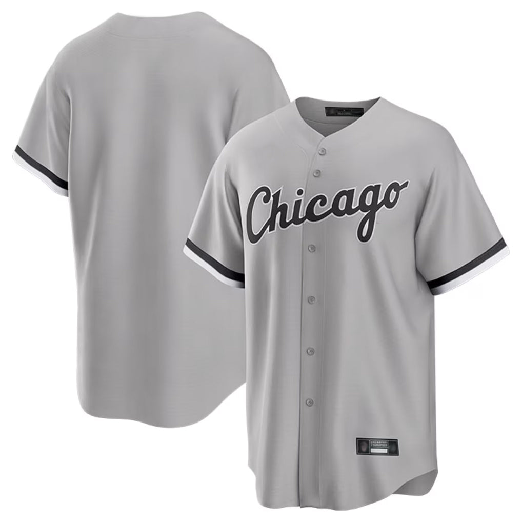 Punc C.White Sox ## White Sox Blank Player Gray Home Game Stitched Jerseys