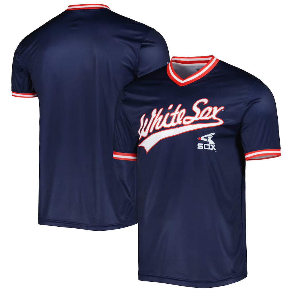 Punc C.White Sox ## White Sox Blank Player Navy T-shirt Cooperstown Collection Stitched Jerseys