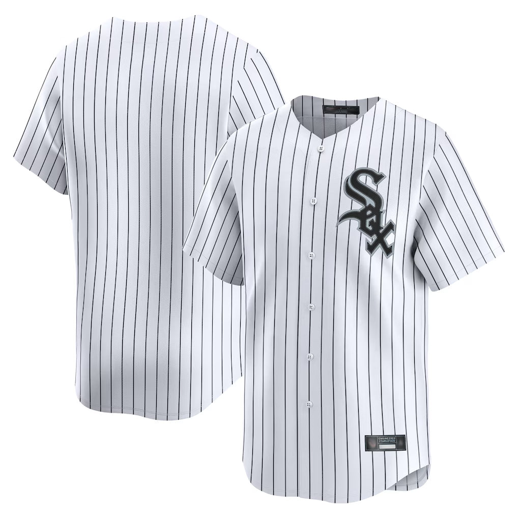 Punc C.White Sox ## White Sox Blank Player White Stripe Limited Home Stitched Jerseys