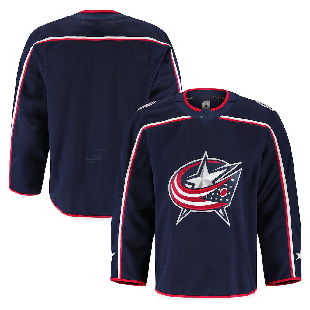Punc CB.Jackets Navy Home Authentic Pro Jersey