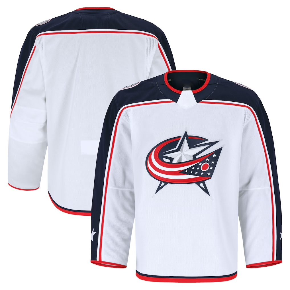 Punc CB.Jackets White Away Authentic Pro Jersey