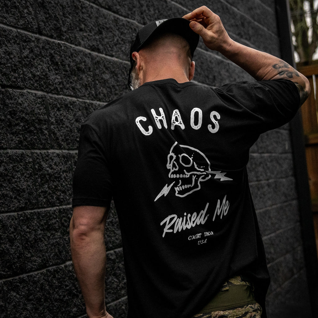 Crovyie cheap jerseys Ordering Chaos Raised Me Men's T-Shirt