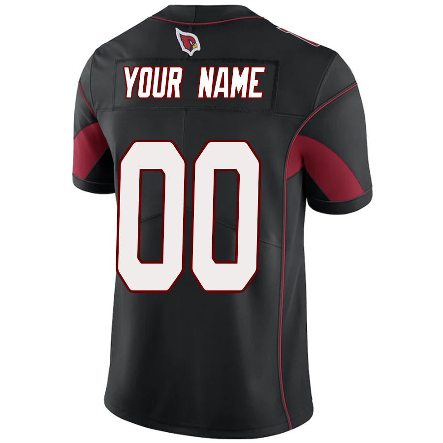Punc Custom A.Cardinal Black Vapor Limited Elite Stitched Jerseys