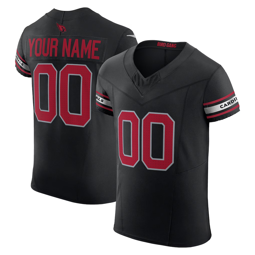 Punc Custom A.Cardinals Black Vapor F.U.S.E. Elite Stitched Jerseys