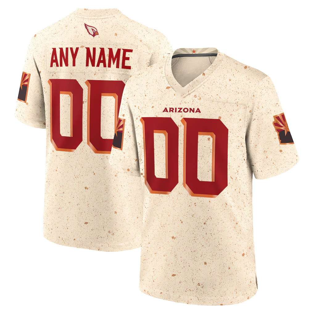 Punc Custom A.Cardinals Natural 2025 Rivalries Collection Game Stitched Jerseys