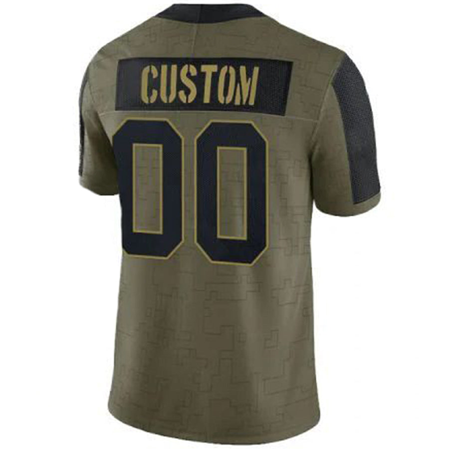 Punc Custom A.Cardinals Olive Salute To Service Limited Stitched Jerseys