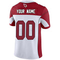 Punc Custom A.Cardinals White-Red Vapor Untouchable Elite Stitched Jerseys