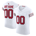 Punc Custom A.Cardinals White Vapor F.U.S.E. Elite Stitched Jerseys