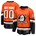 Punc Custom A.Ducks Orange Home Breakaway Jerseys