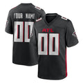 Punc Custom A.Falcons Black Home Game Any Name & Numbers Stitched Jerseys