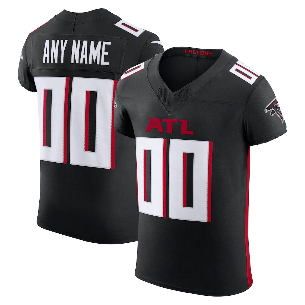 Punc Custom A.Falcons Black Vapor F.U.S.E. Elite Stitched Jerseys