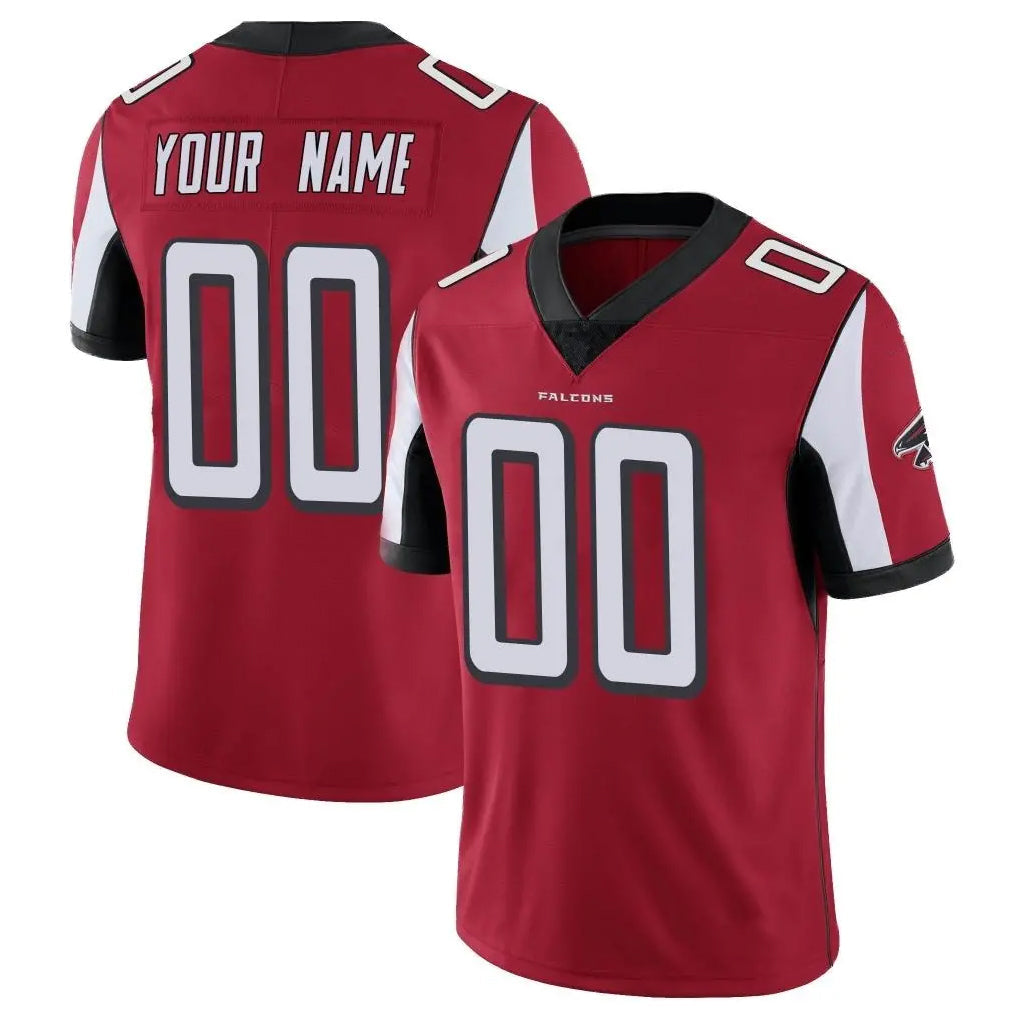 Punc Custom A.Falcons Red Color Vapor Untouchable Limited Home Game Any Name & Numbers Stitched Jerseys