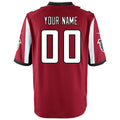 Punc Custom A.Falcons Red Game Stitched Jerseys